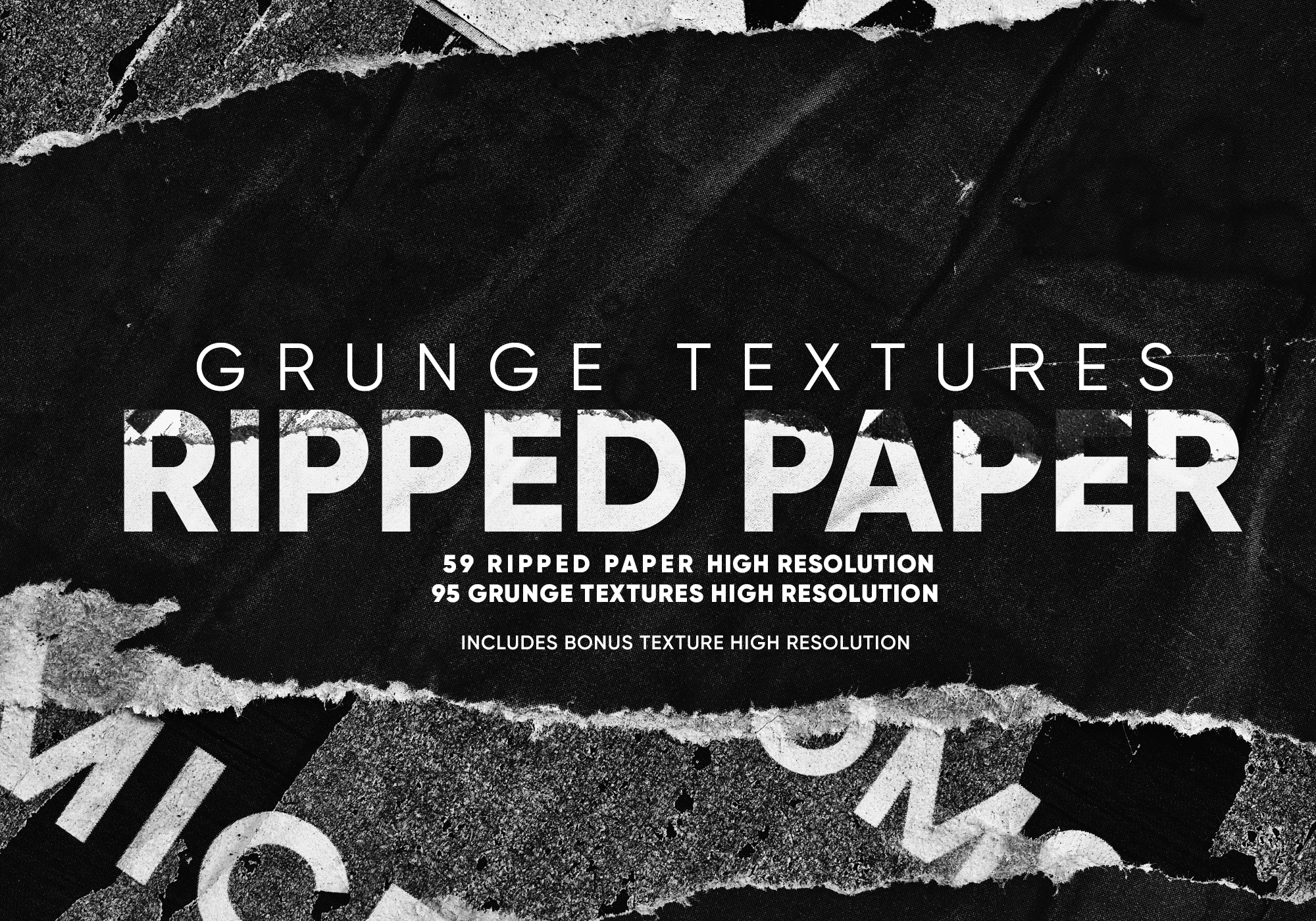 Paper Texture Pack: Paper Texture PNG + Paper Tears
