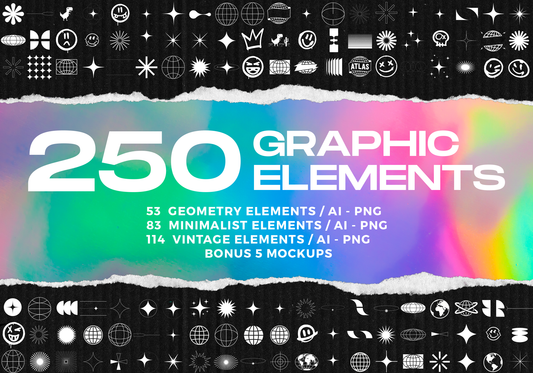 250 Graphic Elements