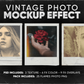 Vintage Photo Mockup Effect